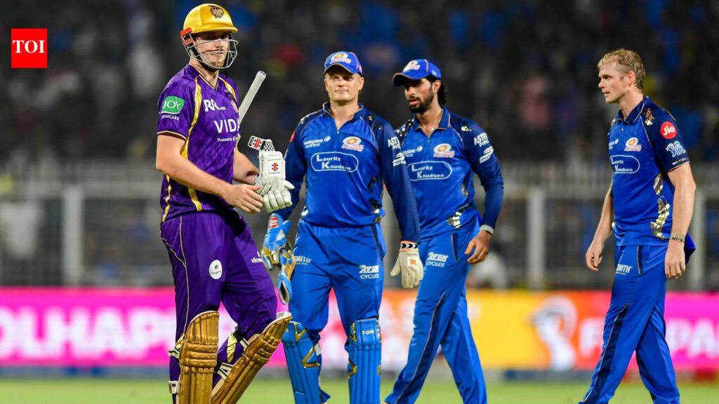 IPL 2026: KKR beat MI by four wickets to stay alive as playoff race heads into final round | Cricket News