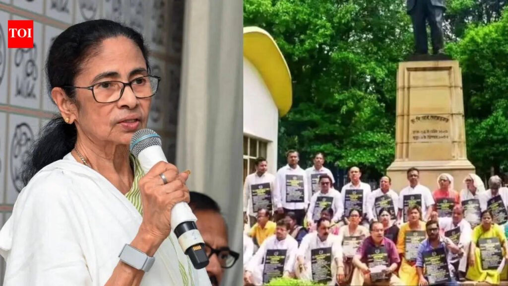 Double blow for TMC: Poor MLA turnout at protest against ‘bulldozer culture’, mass resignations in civic bodies | Kolkata News