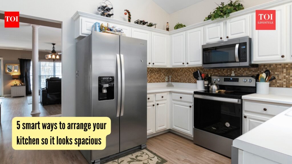 5 smart ways to arrange your kitchen so it looks spacious