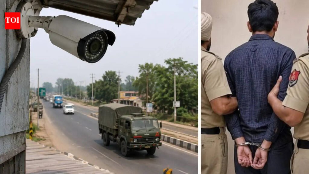 Man Arrested For Spying: Punjab man arrested for spying; installed CCTV camera, shared Army movements with Pakistan handlers | Chandigarh News