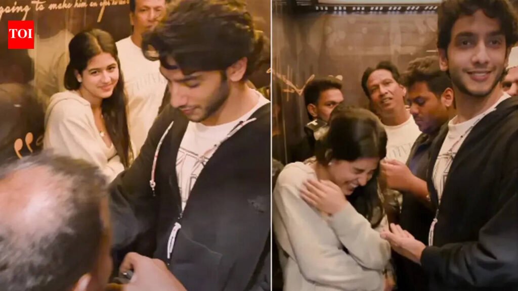 Vedang Raina and Naomika Saran spotted on movie date; co-stars struggle to keep a straight face – WATCH |