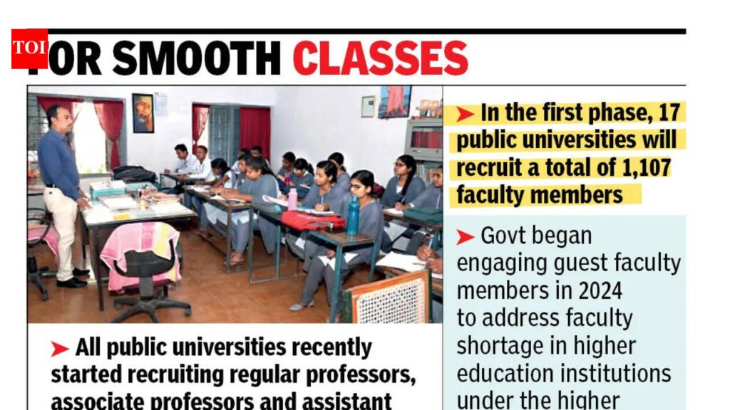 Re-engage guest faculty, appoint new ones in varsities: Odisha govt | Bhubaneswar News