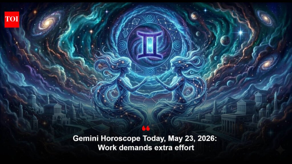 Gemini Horoscope Today, May 23, 2026: Work demands extra effort