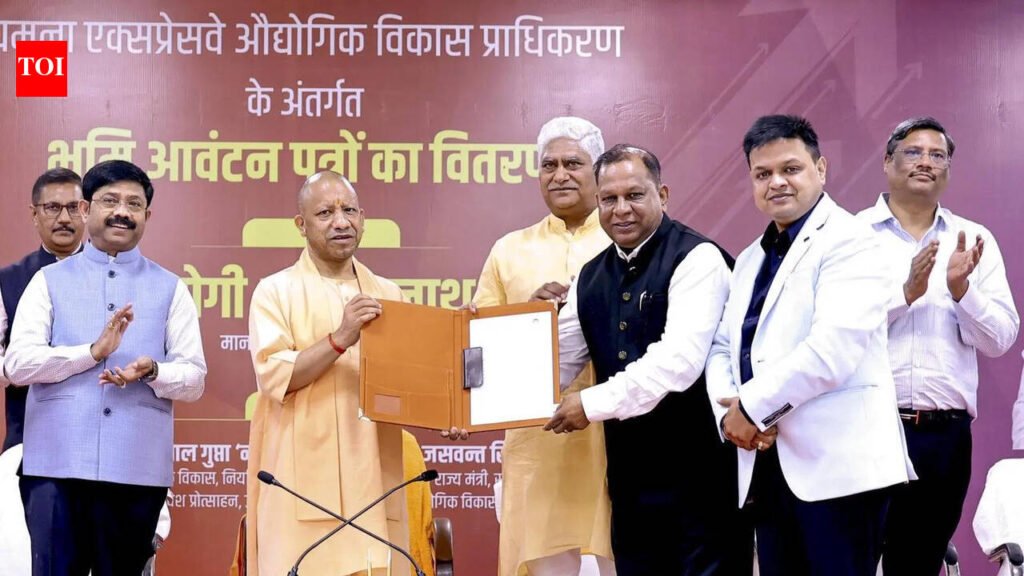 Investors hail UP’s biz climate after YEIDA allotments | Lucknow News