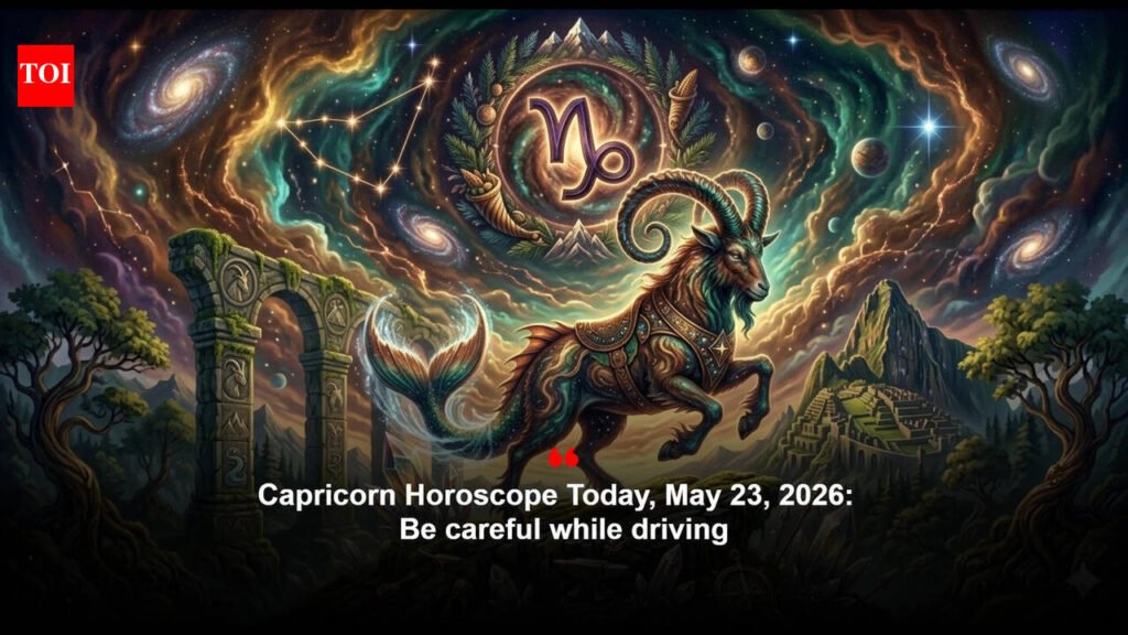 Capricorn Horoscope Today, May 23, 2026: Be careful while driving