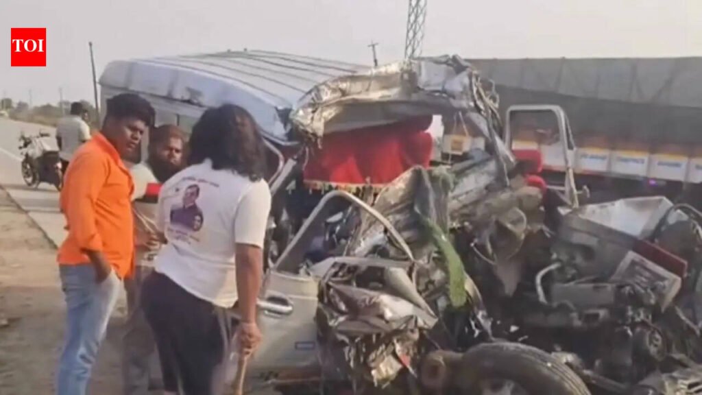 Karnataka road mishap: 5 killed as cruiser collides with lorry in Kalaburagi | Bengaluru News