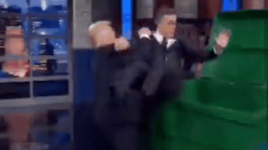 Trump Sparks Controversy with Viral AI-Generated Video Tossing Colbert into Dumpster | World News