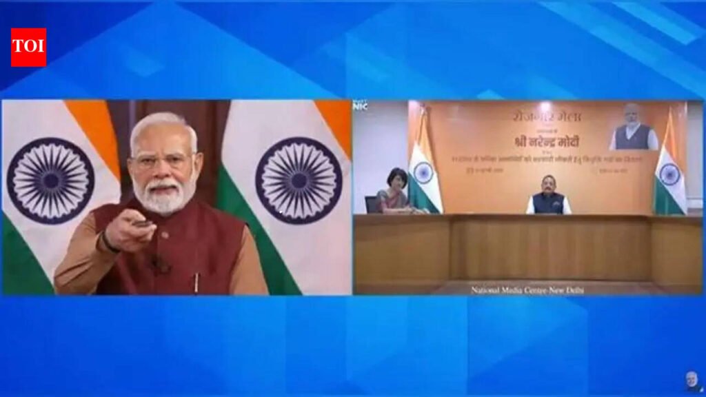 PM Modi’s Rozgar Mela: 51,000 Appointment Letters Distributed to Boost Youth Employment | India News