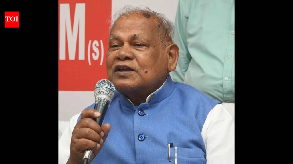 Security stepped up for Jitan Ram Manjhi | Patna News