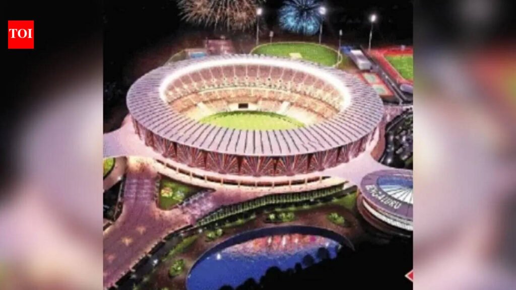 India’s 2nd-biggest stadium to come up near Bengaluru | Bengaluru News