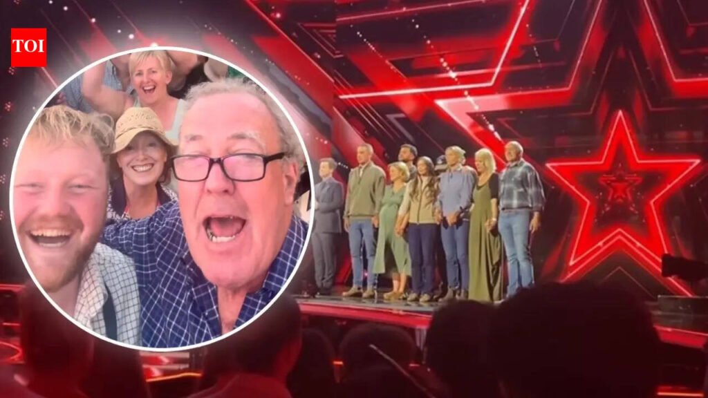Britain’S Got Talent: ‘Britain’s Got Talent’: TV presenter Jeremy Clarkson celebrates Hawkstone Farmers Choir’s semi-final win; cheers with crowd at farm fest |