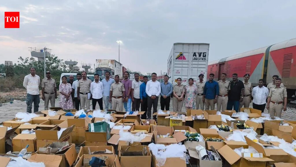 Illegal liquor worth Rs 60 lakh reaches Bengaluru from Delhi via rail, seized | Bengaluru News