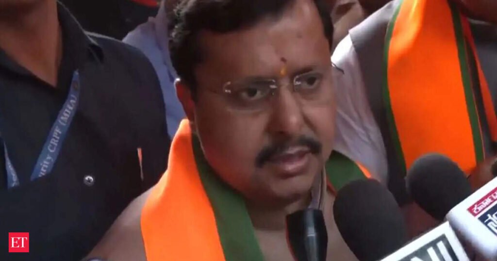 BJP’s Nabin holds strategy session in Karnataka ahead of civic, assembly polls