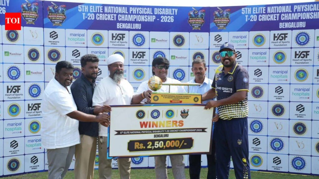 Uttar Pradesh upset defending champions Mumbai by 4 wickets to win 5th Elite National Divyang T-20 Cricket Championship 2026 | Jaipur News