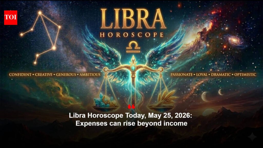 Libra Horoscope Today, May 25, 2026: Expenses can rise beyond income