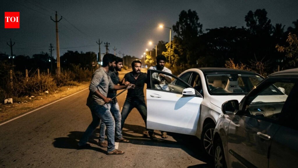 Gang in Mercedes kidnaps, robs cab driver and friend over dispute in Bengaluru | Bengaluru News