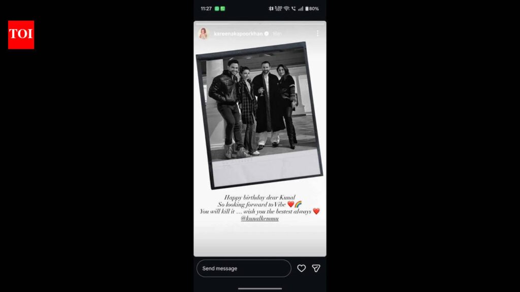 Kareena Kapoor Khan wishes birthday boys, BFF Karan Johar and Kunal Kemmu with RARE monochrome candid snaps | Hindi Movie News