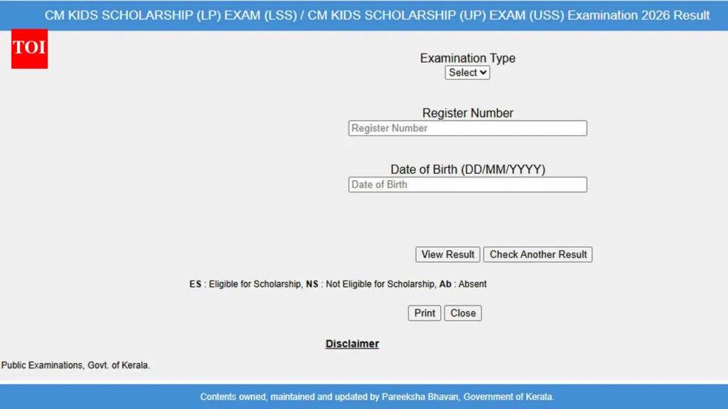 Kerala LSS USS Result 2026: Official Website Not Working? Here’s How to Check and Download Your Result at bpekerala.in
