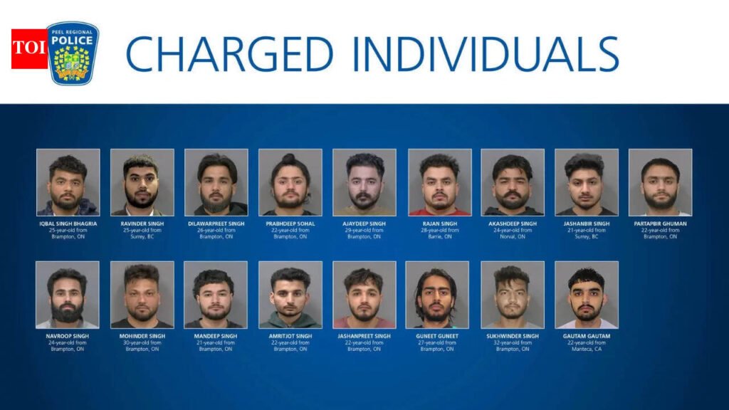 ‘For Brothers’: Major international gang busted in Canada, 17 Indians charged for extortion targeting South Asians