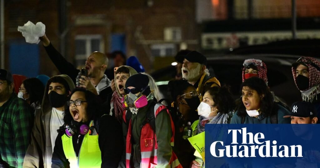 Protesters clash with ICE agents outside New Jersey detention center | New Jersey