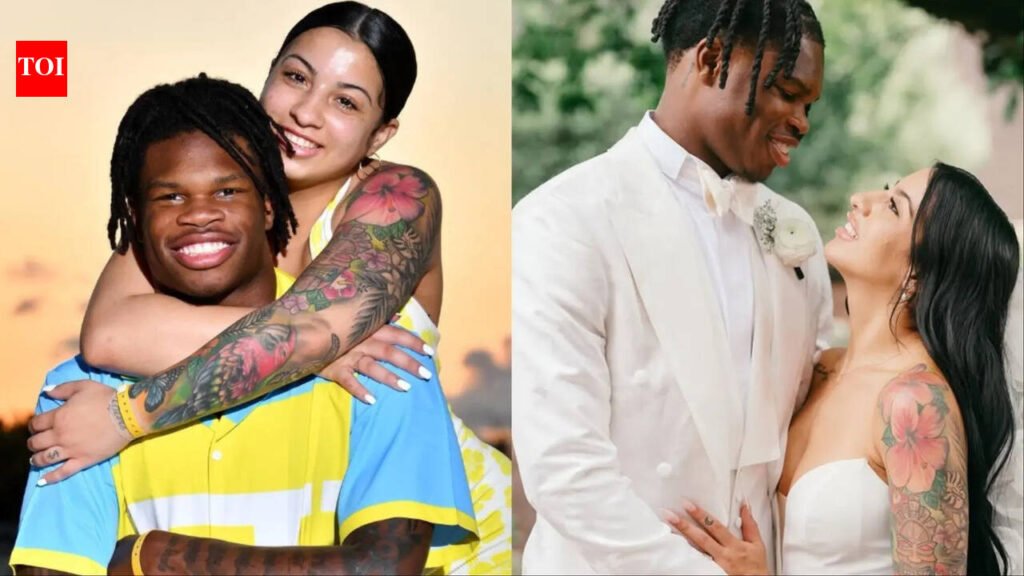 The 1-year itch: Travis Hunter and Leanna Lenee divorce rumors resurface online on their first wedding anniversary | NFL News