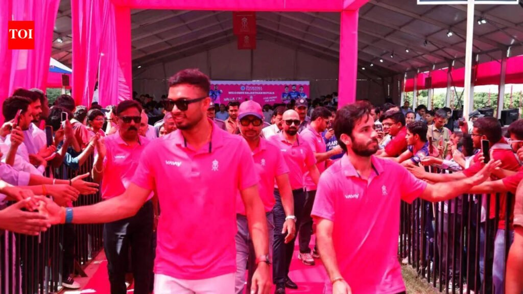 Rajasthan Royals players and coach interact with students in Jaipur | Jaipur News