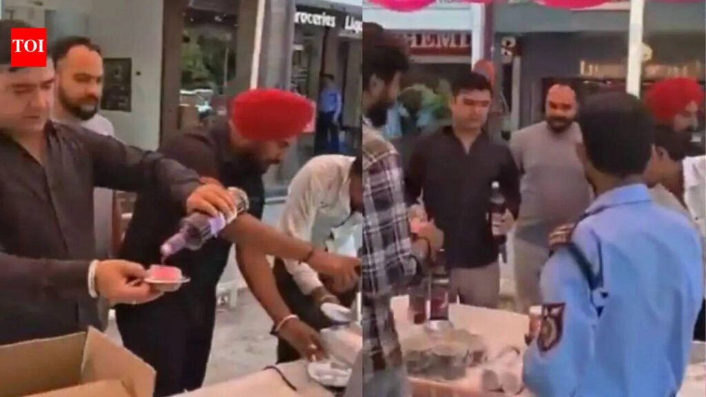 Watch: Chandigarh man gives away ‘ice golas’ laced with liquor for free to beat the heat | Chandigarh News