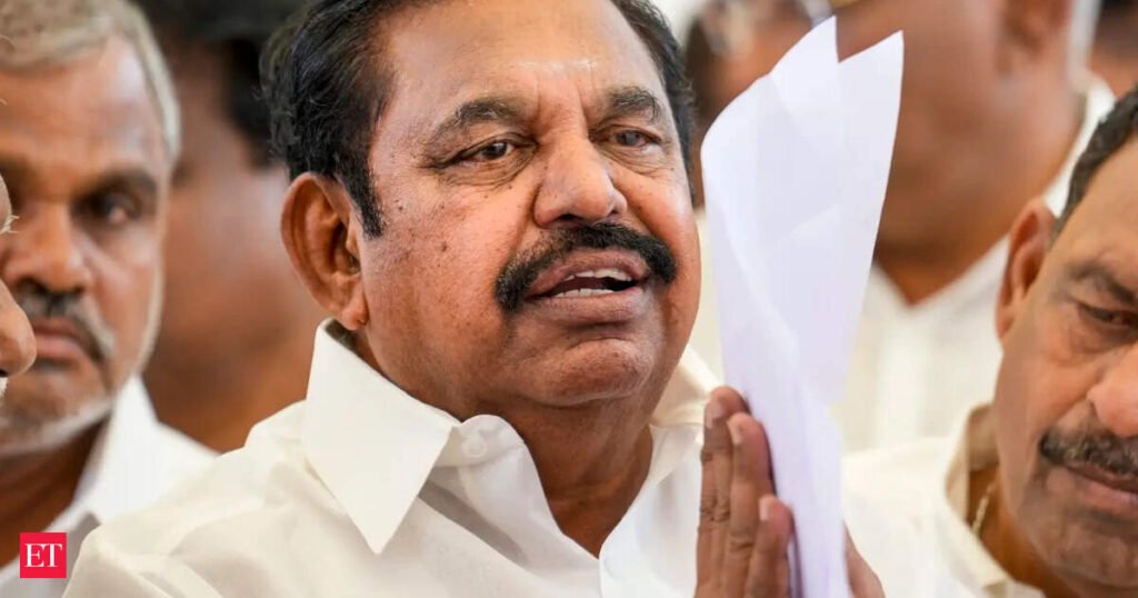 AIADMK chief hits out at TN govt’s crop loan waiver, calls it ”scientific deception”