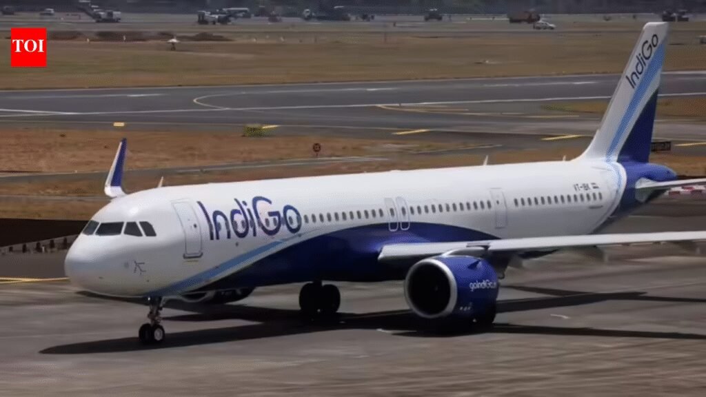 Passengers evacuated using slides at BLR after smoke on taxiing IndiGo aircraft | India News