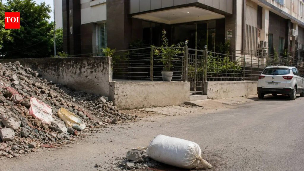 Auto showroom manager killed after debris sack thrown from hotel hits him in Lucknow | Lucknow News