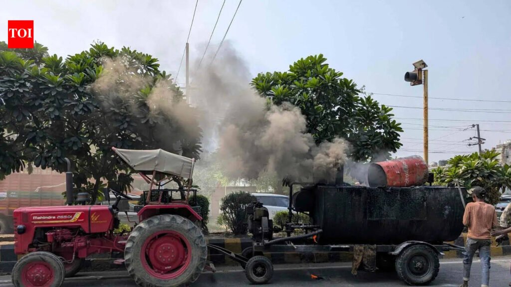 Bitumen cost spike holds up road repairs on 112km in Ghaziabad | Noida News