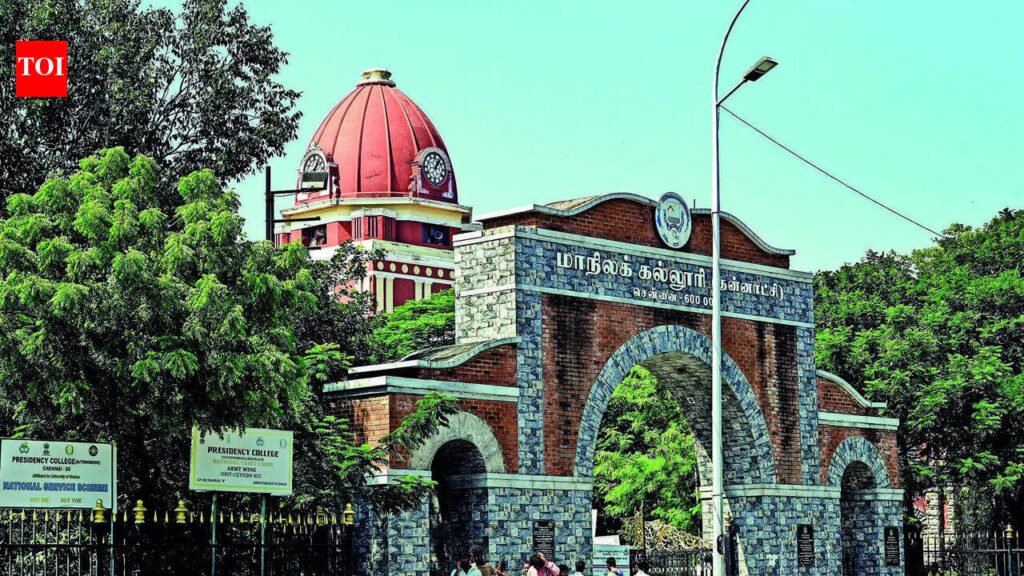 Four Chennai colleges among the top five most preferred govt colleges in Tamil Nadu | Chennai News