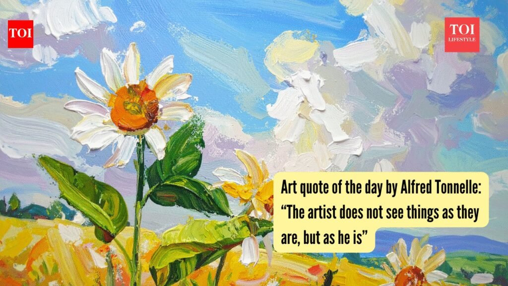“The artist does not see things as they are, but as he is”
