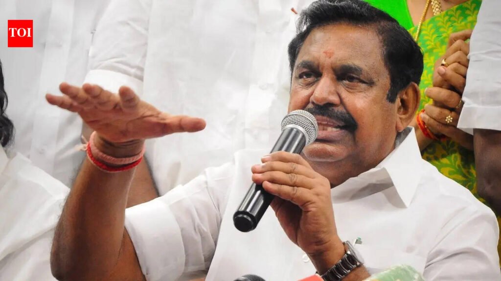 AIADMK factions move towards reunion, rebel MLAs back EPS | Chennai News