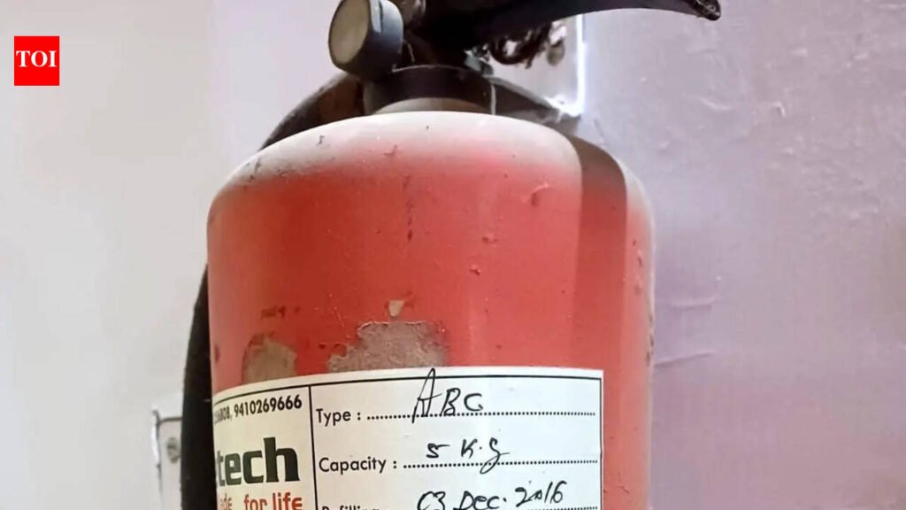 GDA office lacks basic fire safety gear despite being monitoring agency | Noida News