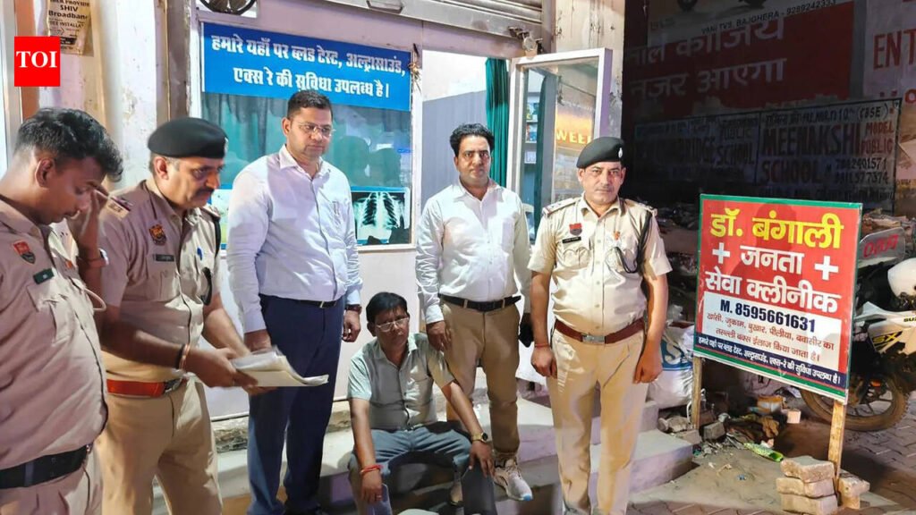 Quack held after raid on illegal clinic in Gurgaon’s New Palam Vihar | Gurgaon News