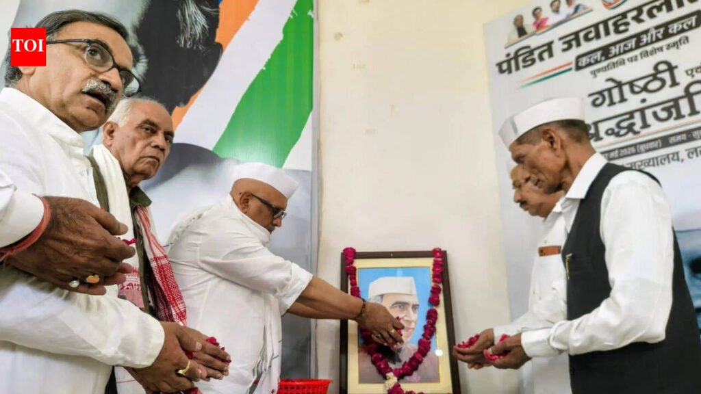 Nehru built institutions, BJP weakening them: Cong | Lucknow News
