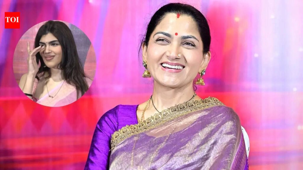 Double Occupancy: Khushbu’s emotional speech leaves daughter Ananthitha Sundar in tears at ‘Double Occupancy’ audio launch | Tamil Movie News