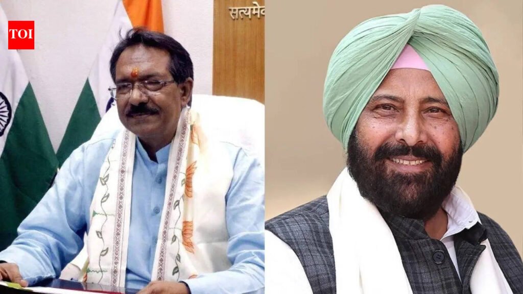 Harsh Malhotra: Union minister Harsh Malhotra appointed Delhi BJP chief, Kewal Singh Dhillon given Punjab charge | Delhi News