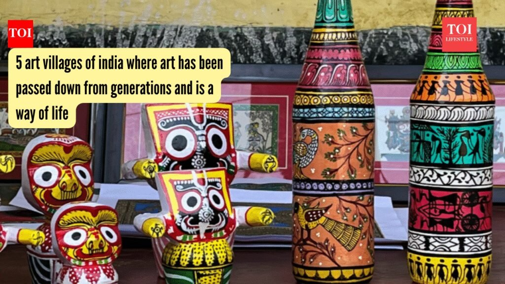5 art villages of india where art has been passed down from generations and is a way of life
