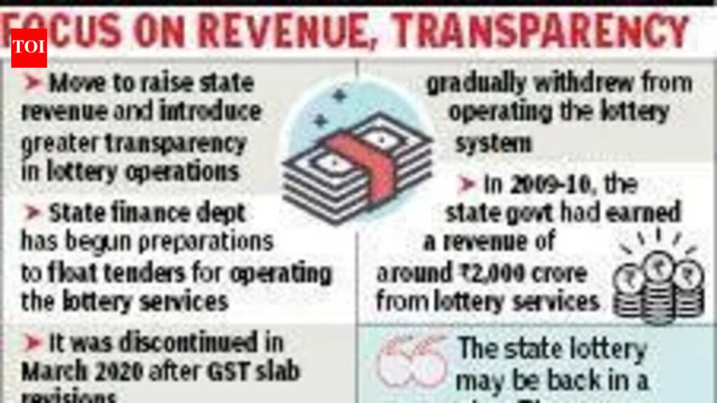 Bengal goes back to state lottery after six years | Kolkata News