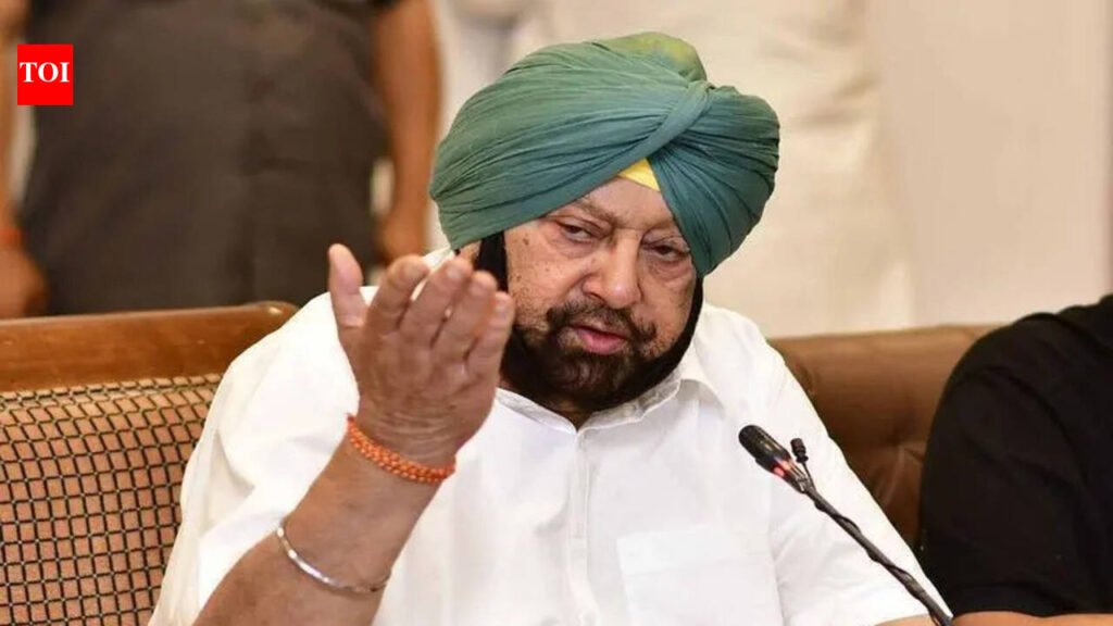 ‘My advice wasn’t taken’: Amarinder on Dhillon being made Punjab BJP chief | Chandigarh News