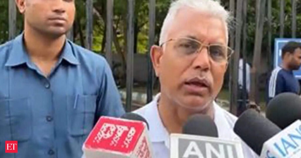 West Bengal: Corruption prevails in TMC; one must be Indian citizen to avail scheme benefits, says Dilip Ghosh