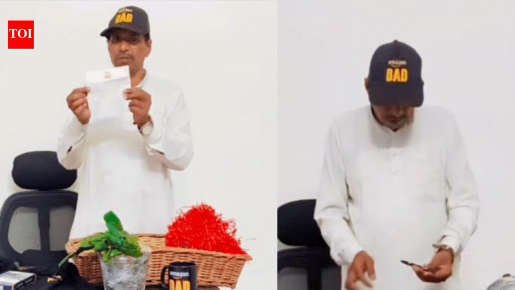 “Every great achievement starts with someone who believed first”: Amazon sends special joining kit to Bengaluru engineer’s father after his emotional reaction to offer letter goes viral