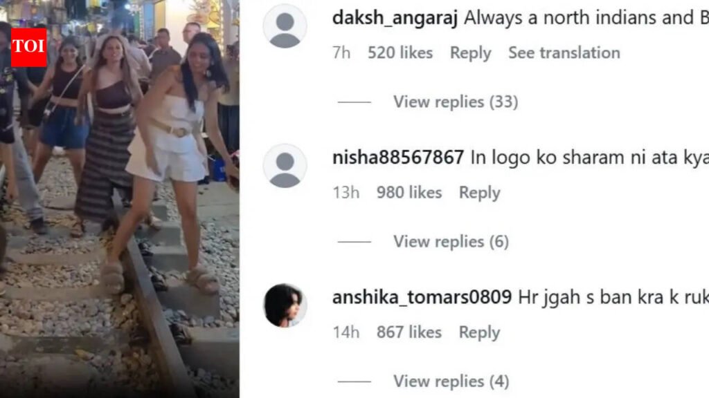 “In logo ko sharam nahi aati kya”: Indian tourists’ dance on Vietnam’s famous ‘Hanoi Train Street’ sparks online backlash