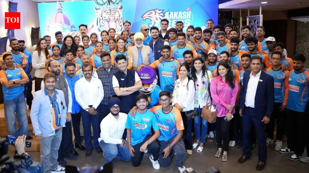 Aakash Tigers Mumbai Western Suburbs unveil team jersey; Rose Merc Limited joins as title sponsor | Jaipur News