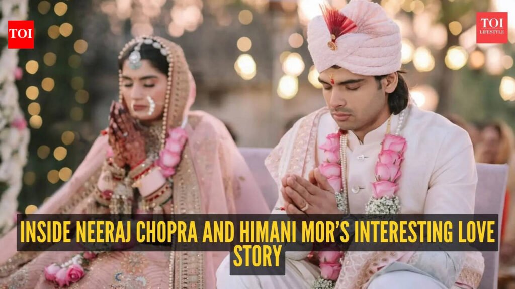 Neeraj Chopra and Himani Mor’s unusual love story, followed by a secret wedding, is straight out of a Bollywood script