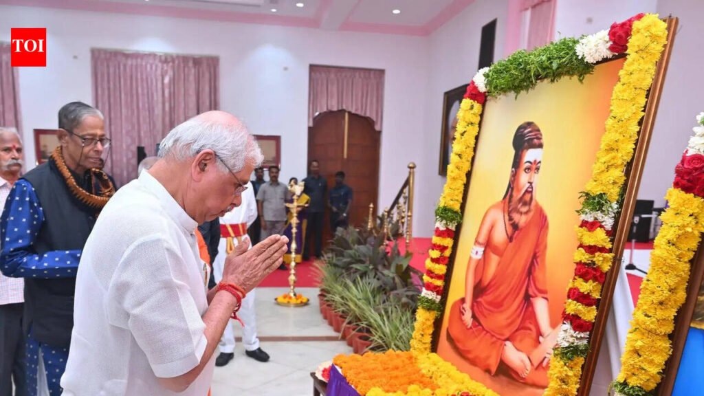 Udhayanidhi slams Guv for saffron portrayal of Thiruvalluvar | Chennai News