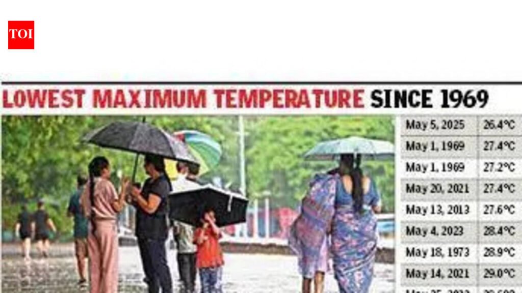 City witnesses coldest May day ever | Chandigarh News