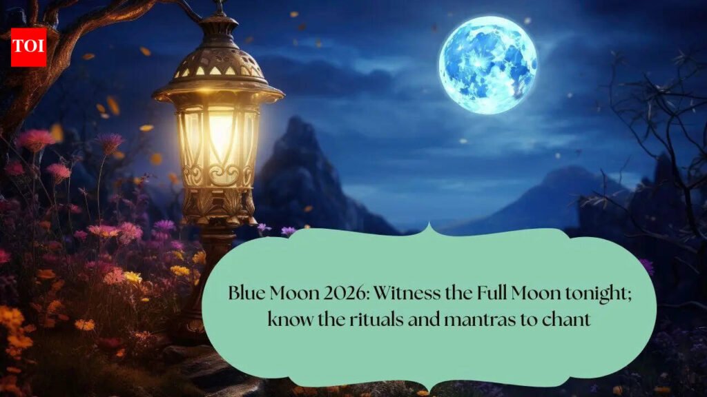 Blue Moon 2026: Witness the Full Moon tonight; know the rituals and mantras to chant
